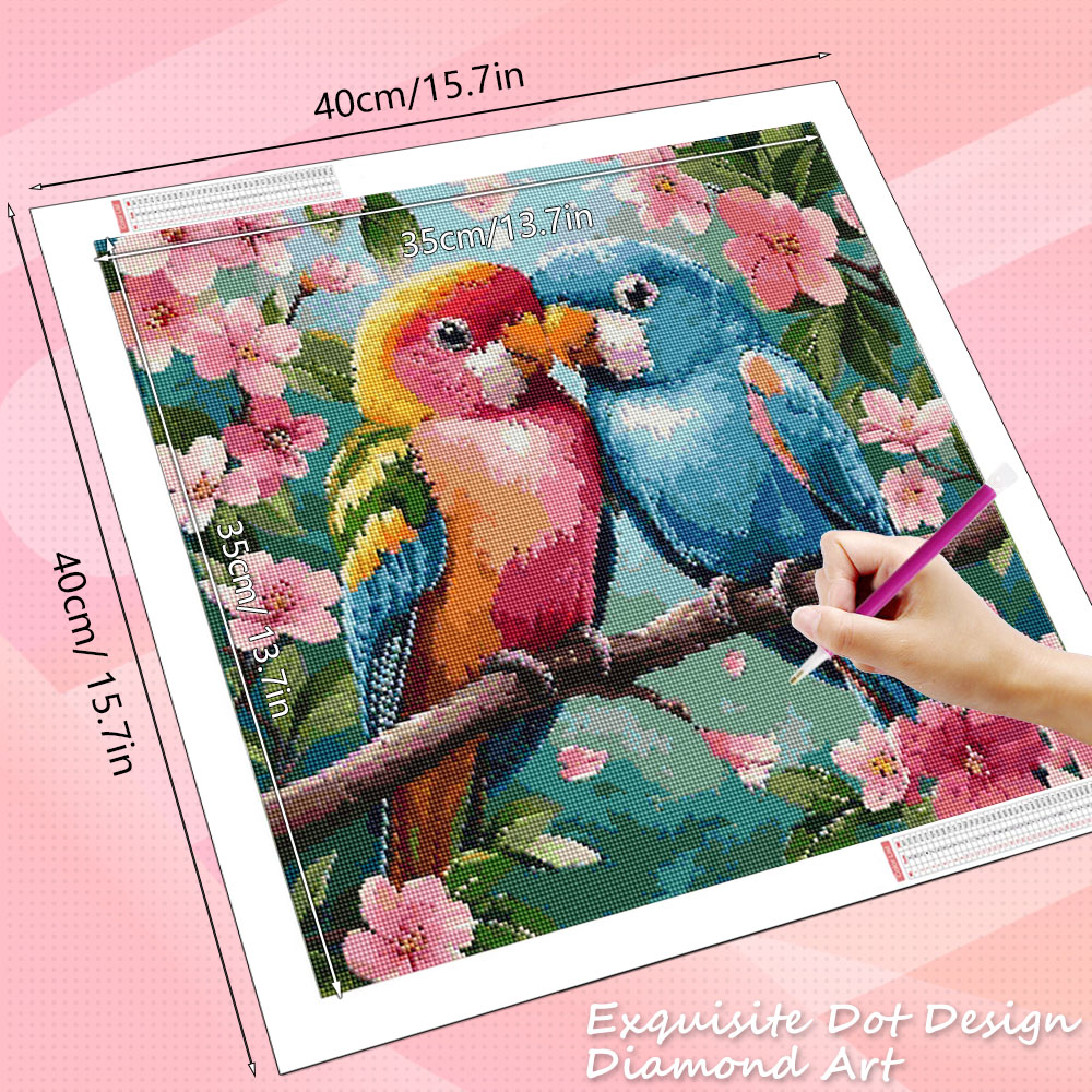 HUACAN Elmas Boyama Kuş Çiçek  - Photo Mosaic Print incelemesi ve fiyatı