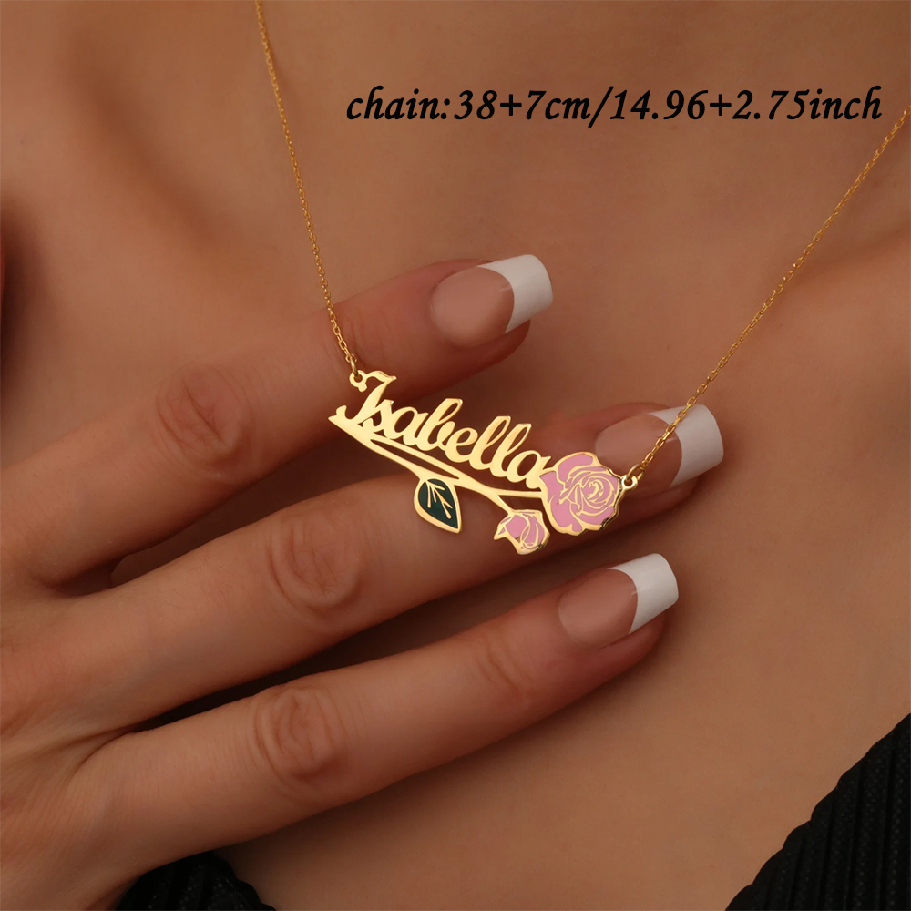 Kişiselleştirilmiş Renkli Doğu - Birth Flower Necklace incelemesi ve fiyatı
