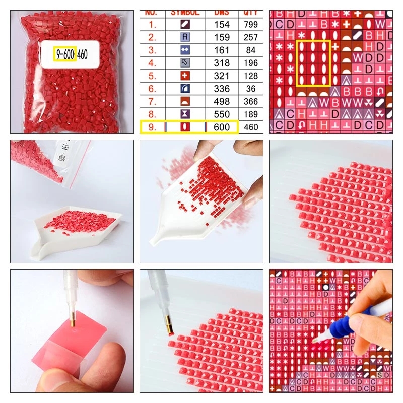 Tam matkap elmas nakış boyama  - Photo Mosaic Print incelemesi ve fiyatı