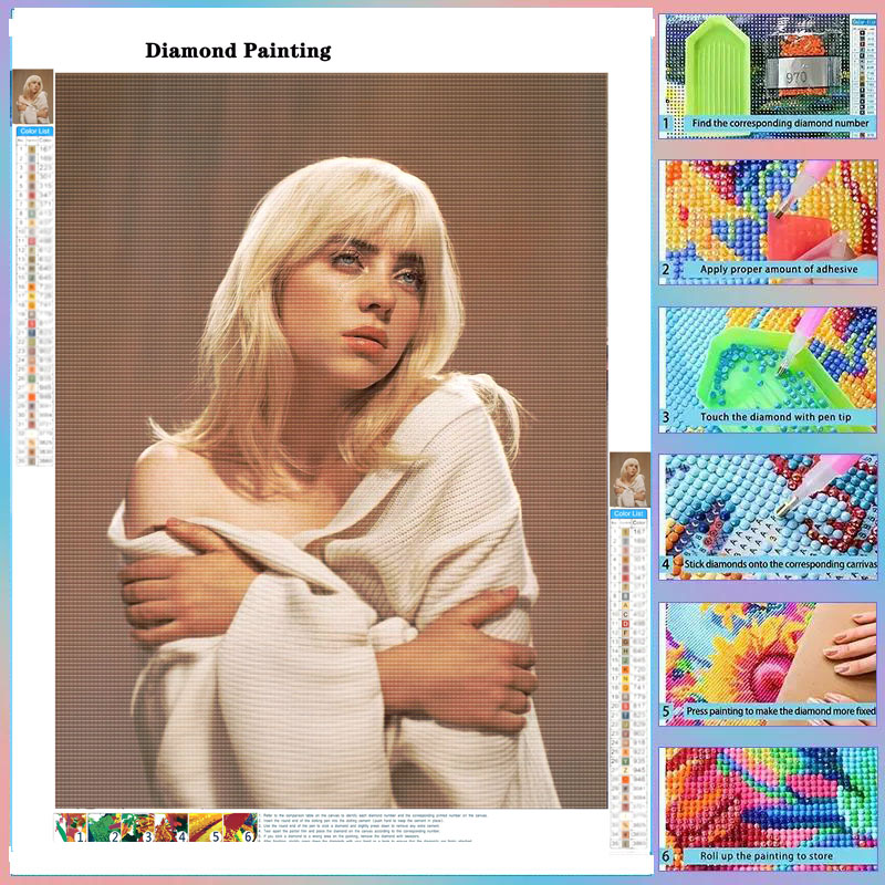 Diy Tam Kaplama B-Billie Elmas - Photo Mosaic Print incelemesi ve fiyatı